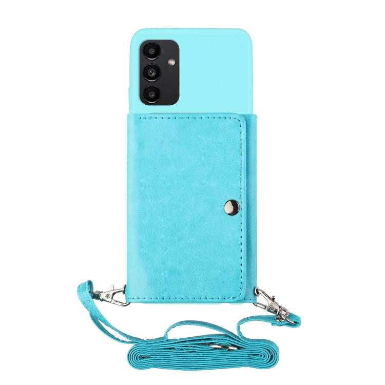 For Samsung Galaxy A14 5G Crossbody Lanyard Wallet Card Bag Phone Case