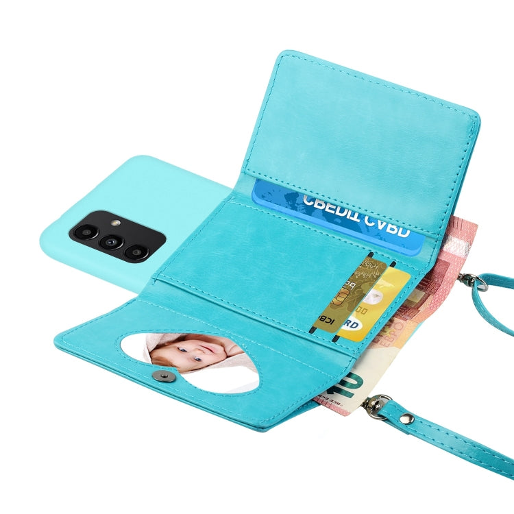 For Samsung Galaxy A14 5G Crossbody Lanyard Wallet Card Bag Phone Case