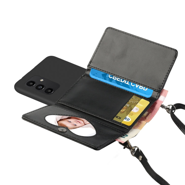 For Samsung Galaxy A14 5G Crossbody Lanyard Wallet Card Bag Phone Case