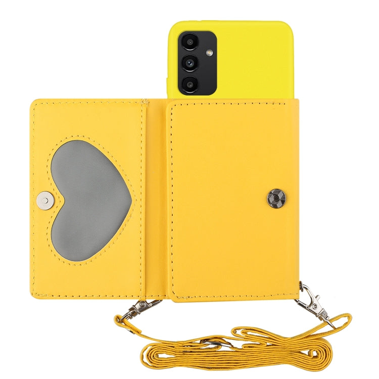 For Samsung Galaxy A14 5G Crossbody Lanyard Wallet Card Bag Phone Case