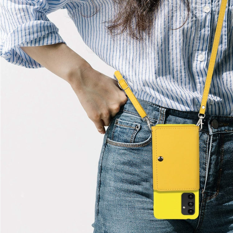 For Samsung Galaxy A14 5G Crossbody Lanyard Wallet Card Bag Phone Case