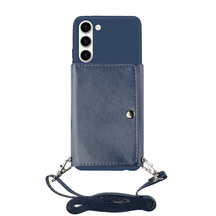 For Samsung Galaxy S23+ 5G Crossbody Lanyard Wallet Card Bag Phone Case