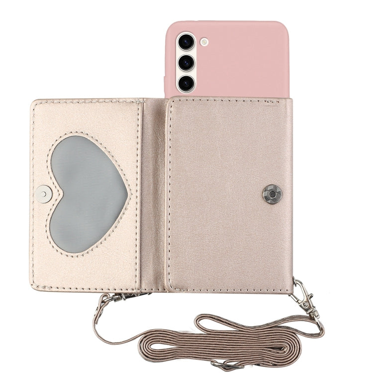 For Samsung Galaxy S23+ 5G Crossbody Lanyard Wallet Card Bag Phone Case
