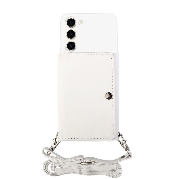 For Samsung Galaxy S23+ 5G Crossbody Lanyard Wallet Card Bag Phone Case