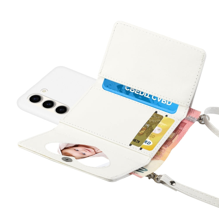 For Samsung Galaxy S23+ 5G Crossbody Lanyard Wallet Card Bag Phone Case