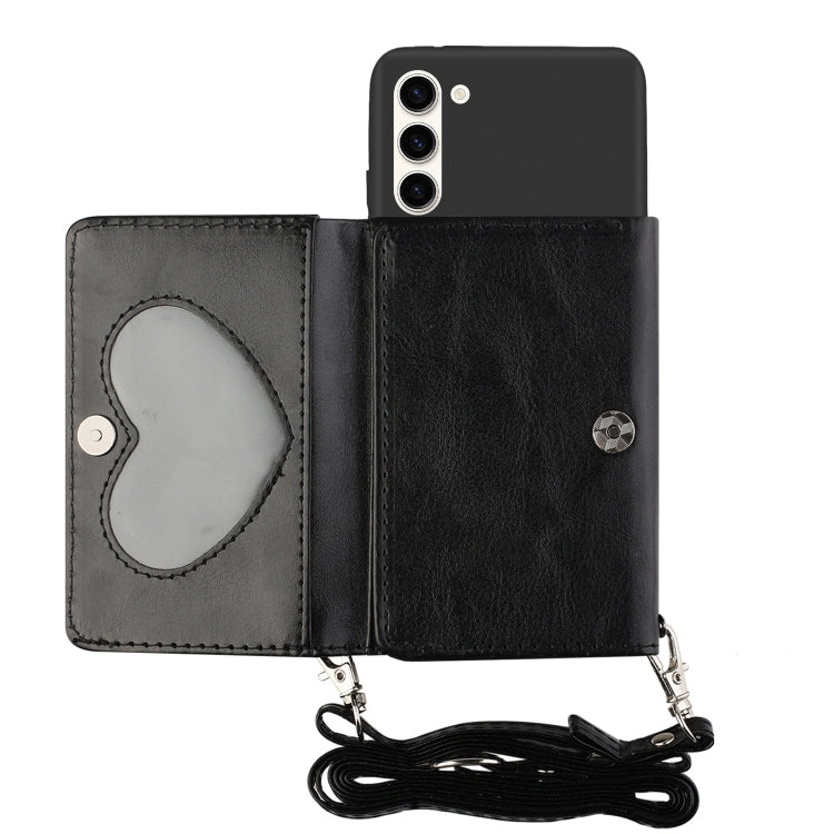 For Samsung Galaxy S23+ 5G Crossbody Lanyard Wallet Card Bag Phone Case