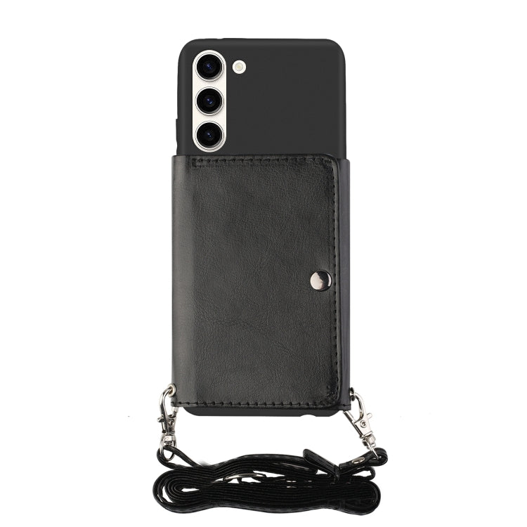 For Samsung Galaxy S23+ 5G Crossbody Lanyard Wallet Card Bag Phone Case