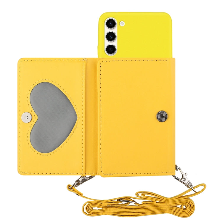 For Samsung Galaxy S23+ 5G Crossbody Lanyard Wallet Card Bag Phone Case