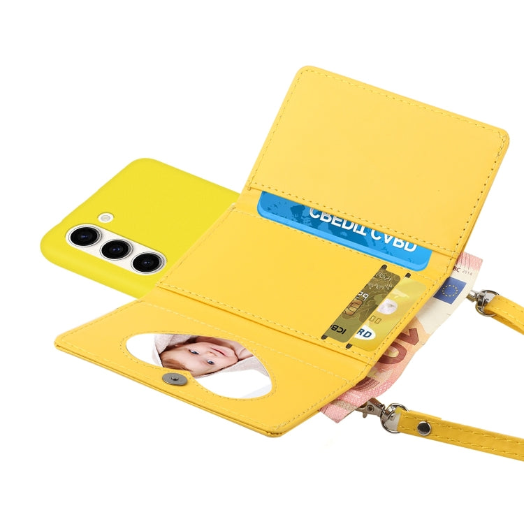 For Samsung Galaxy S23+ 5G Crossbody Lanyard Wallet Card Bag Phone Case