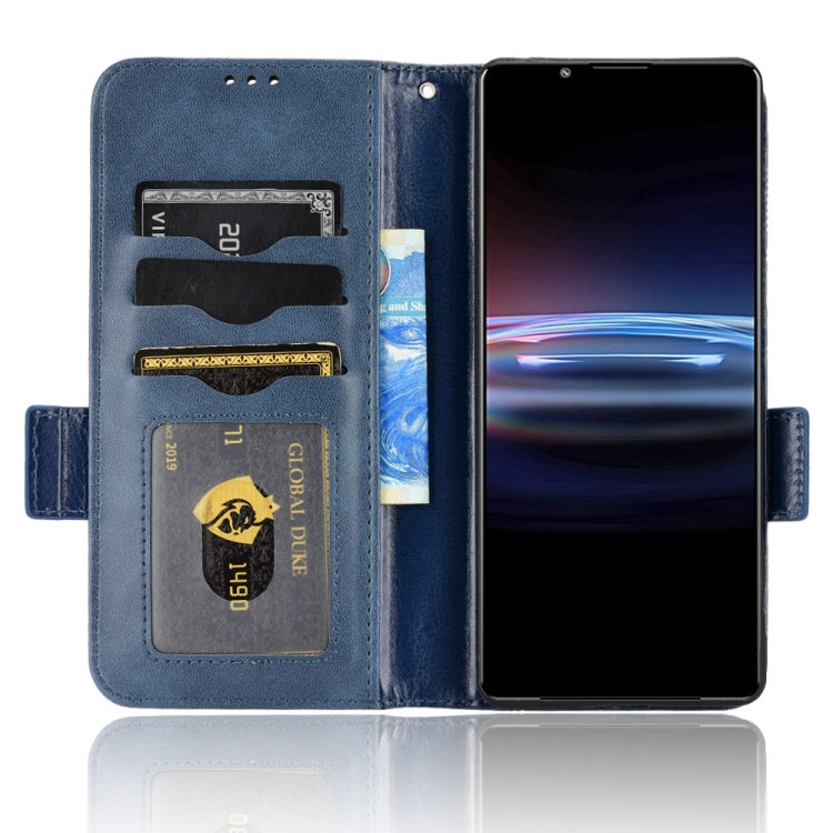 For Sony Xperia Pro-I Symmetrical Triangle Leather Phone Case