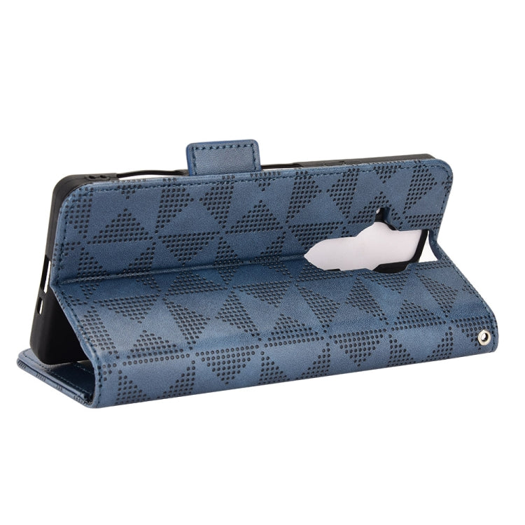 For Sony Xperia Pro-I Symmetrical Triangle Leather Phone Case