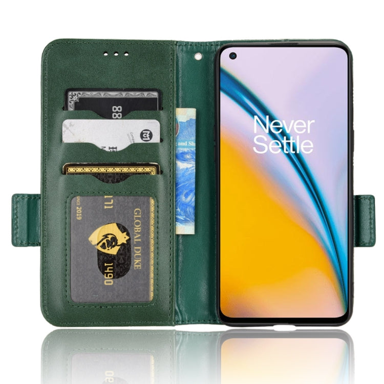 For OnePlus Nord 2 5G Symmetrical Triangle Leather Phone Case