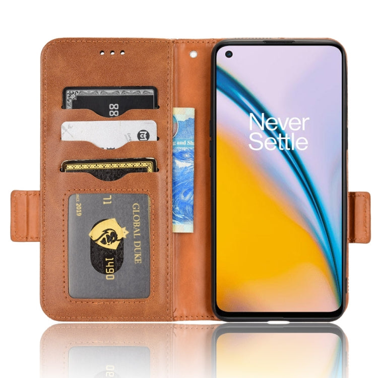 For OnePlus Nord 2 5G Symmetrical Triangle Leather Phone Case