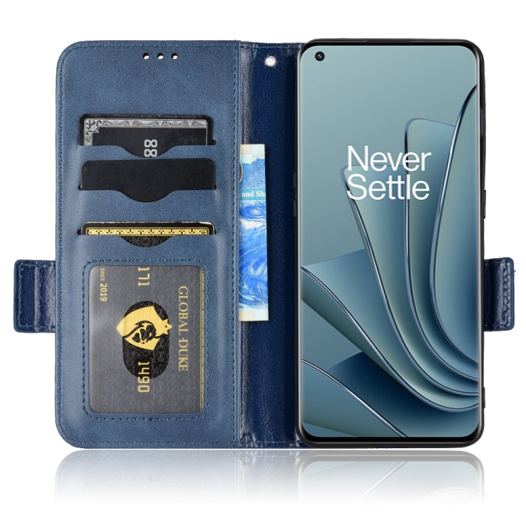 For OnePlus 10 Pro 5G Symmetrical Triangle Leather Phone Case