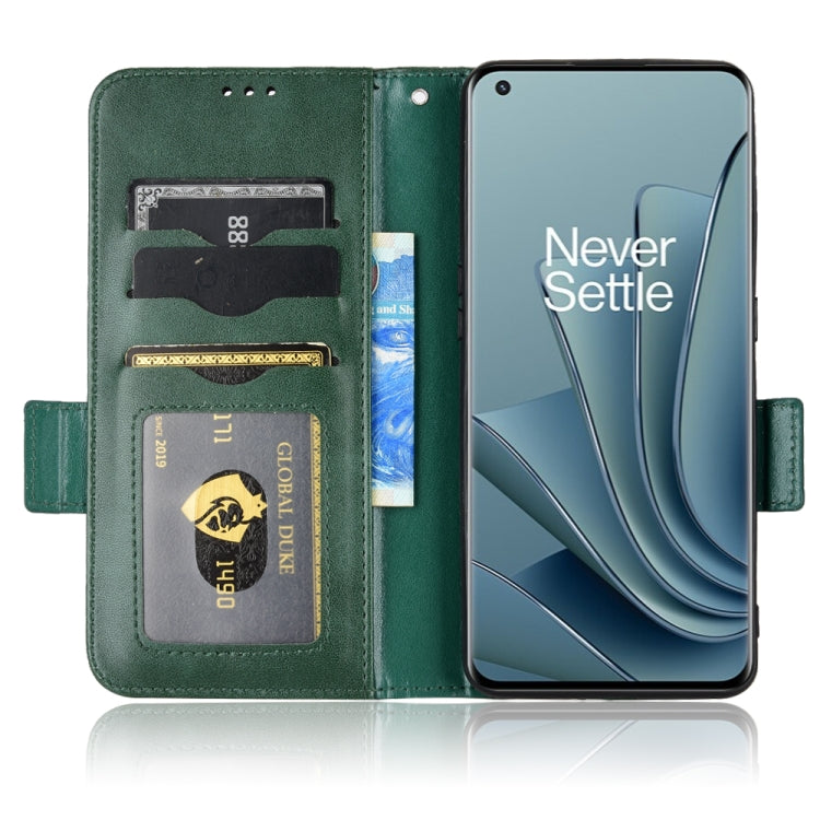 For OnePlus 10 Pro 5G Symmetrical Triangle Leather Phone Case