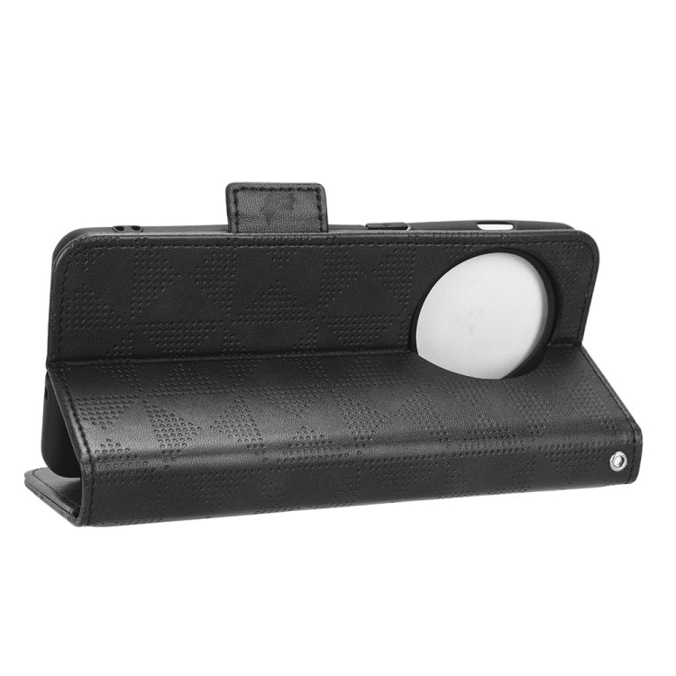 For OnePlus Ace 2 5G Symmetrical Triangle Leather Phone Case