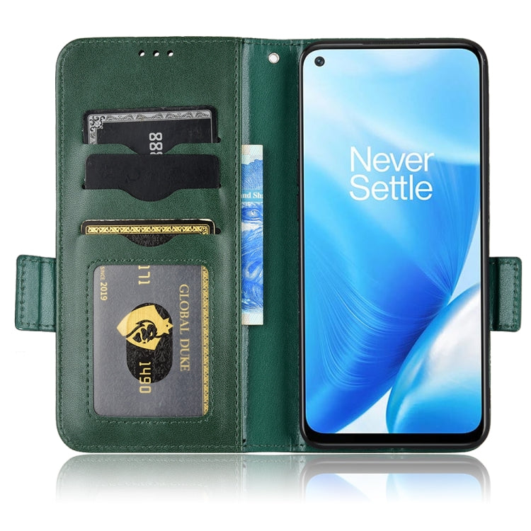 For OnePlus Nord N20 5G Symmetrical Triangle Leather Phone Case