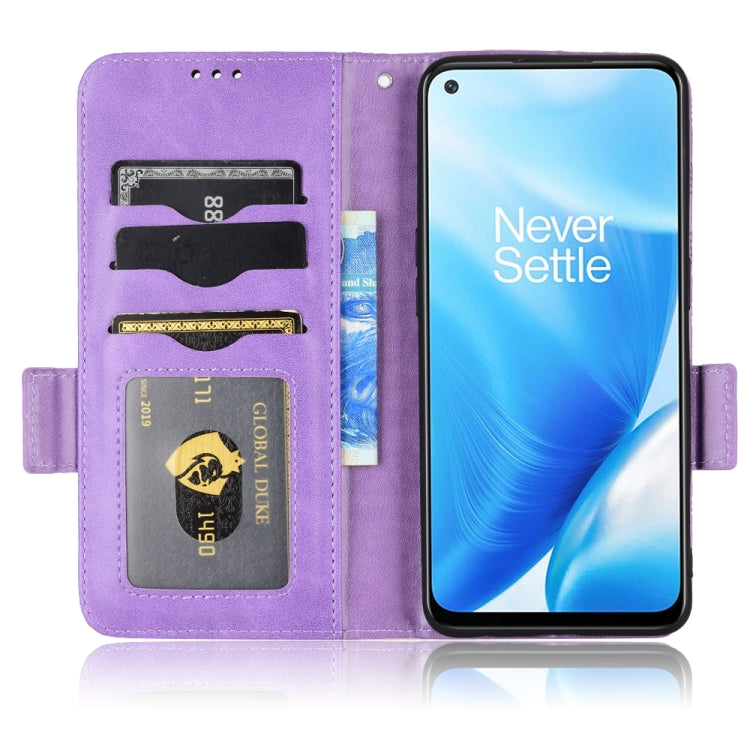 For OnePlus Nord N20 5G Symmetrical Triangle Leather Phone Case