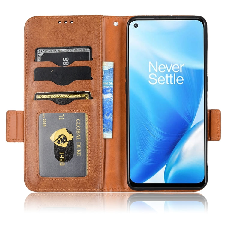 For OnePlus Nord N20 5G Symmetrical Triangle Leather Phone Case