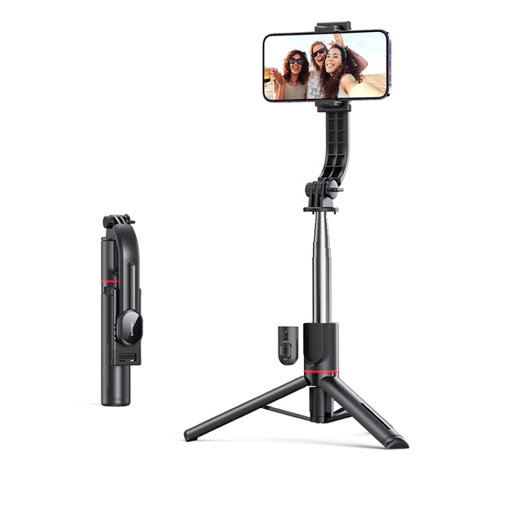 USAMS US-ZB256 Multifunctional Bluetooth Tripod Selfie Stick(Black)