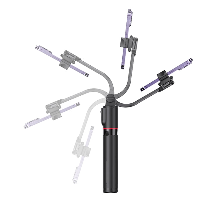 USAMS US-ZB256 Multifunctional Bluetooth Tripod Selfie Stick(Black)
