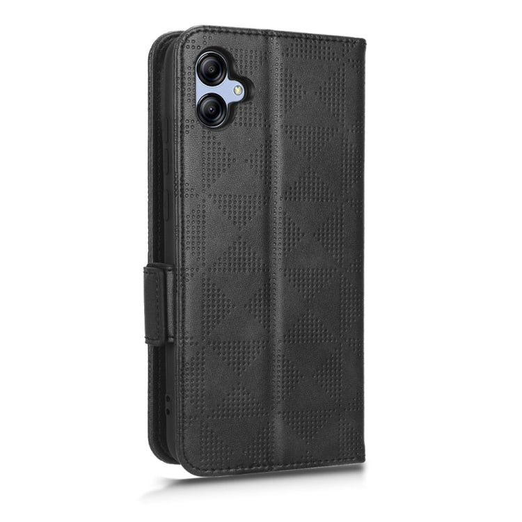 For Samsung Galaxy A04e Symmetrical Triangle Leather Phone Case