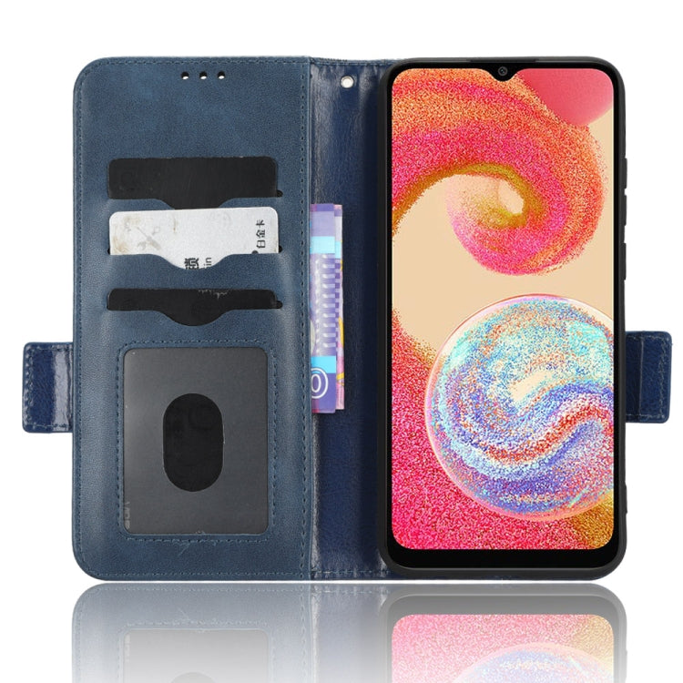 For Samsung Galaxy A04e Symmetrical Triangle Leather Phone Case
