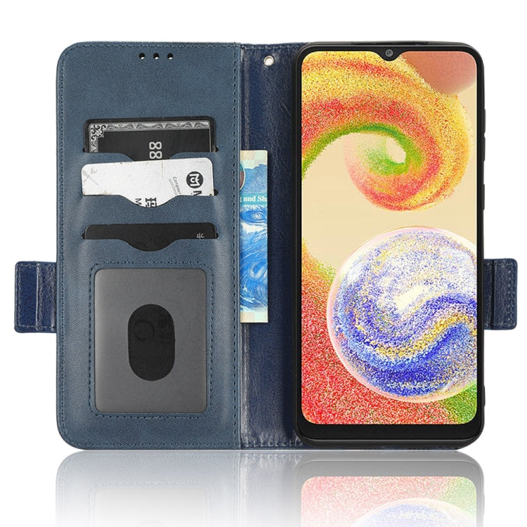 For Samsung Galaxy A04 Symmetrical Triangle Leather Phone Case