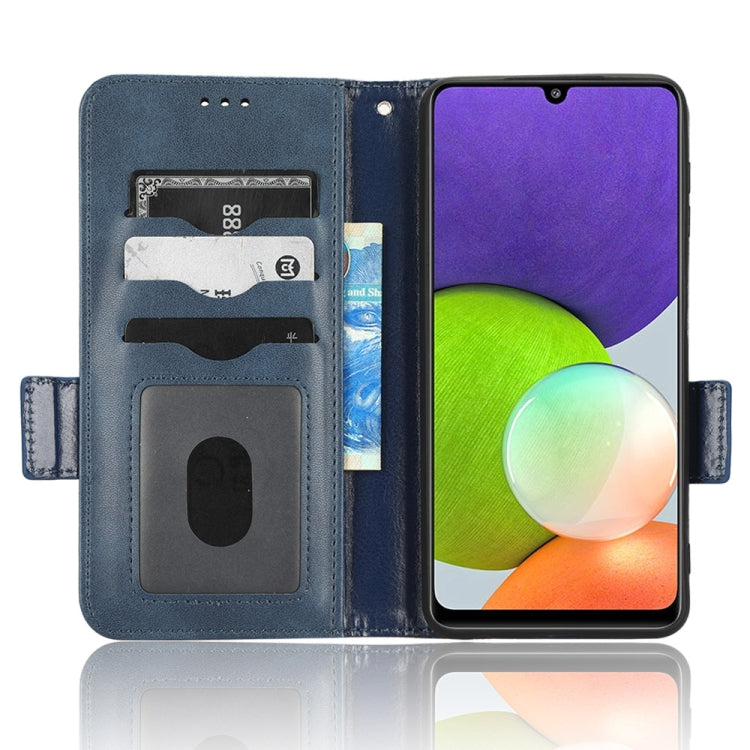 For Samsung Galaxy A12 / M12 Symmetrical Triangle Leather Phone Case