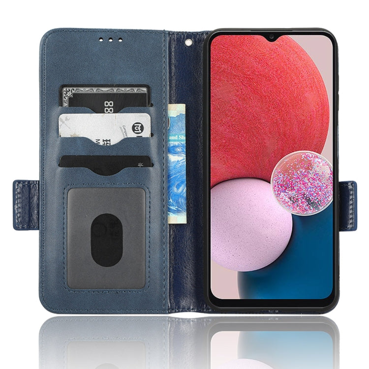 For Samsung Galaxy A13 4G Symmetrical Triangle Leather Phone Case