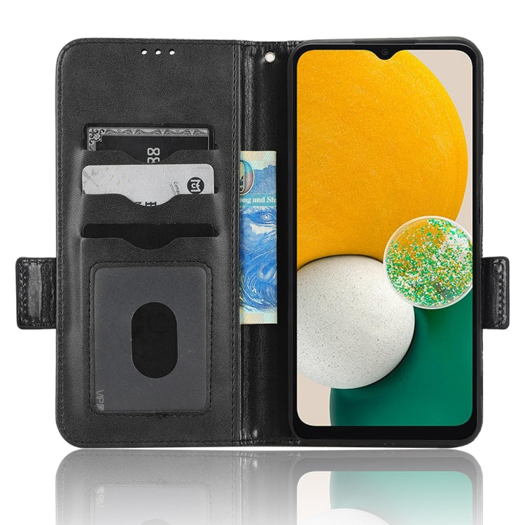 For Samsung Galaxy A13 5G Symmetrical Triangle Leather Phone Case
