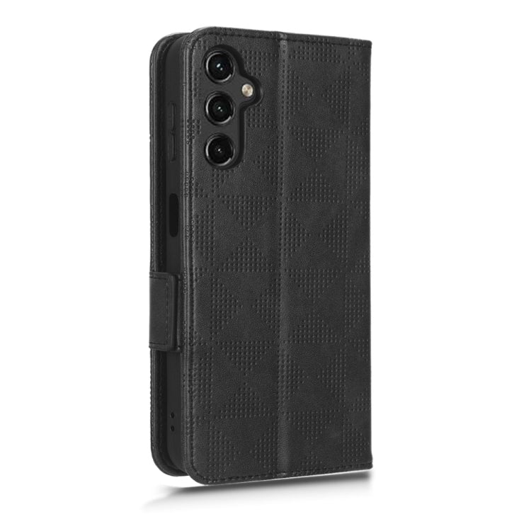 For Samsung Galaxy A14 4G Symmetrical Triangle Leather Phone Case