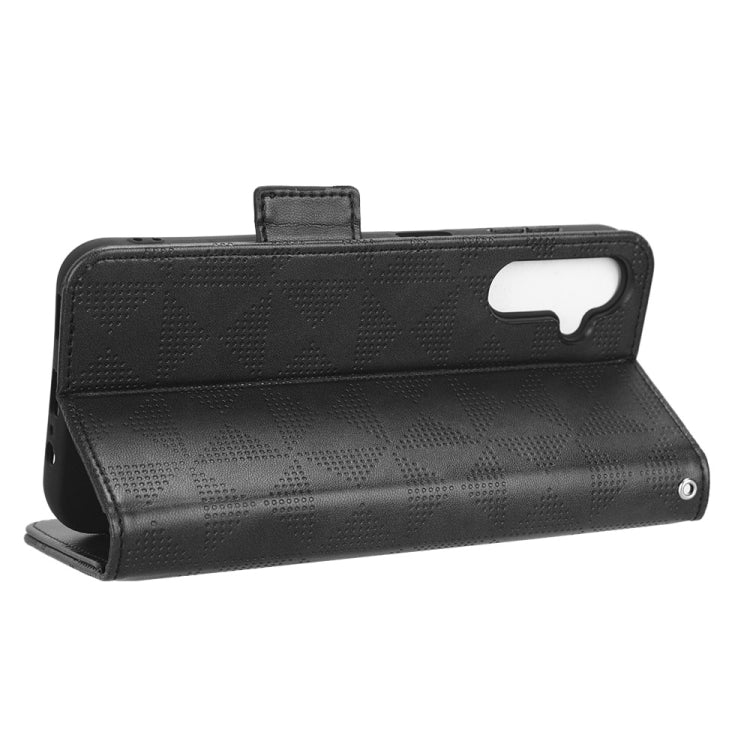 For Samsung Galaxy A14 5G Symmetrical Triangle Leather Phone Case