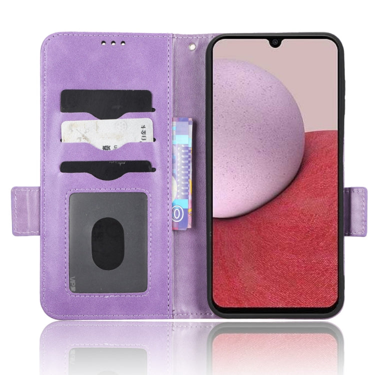 For Samsung Galaxy A14 5G Symmetrical Triangle Leather Phone Case