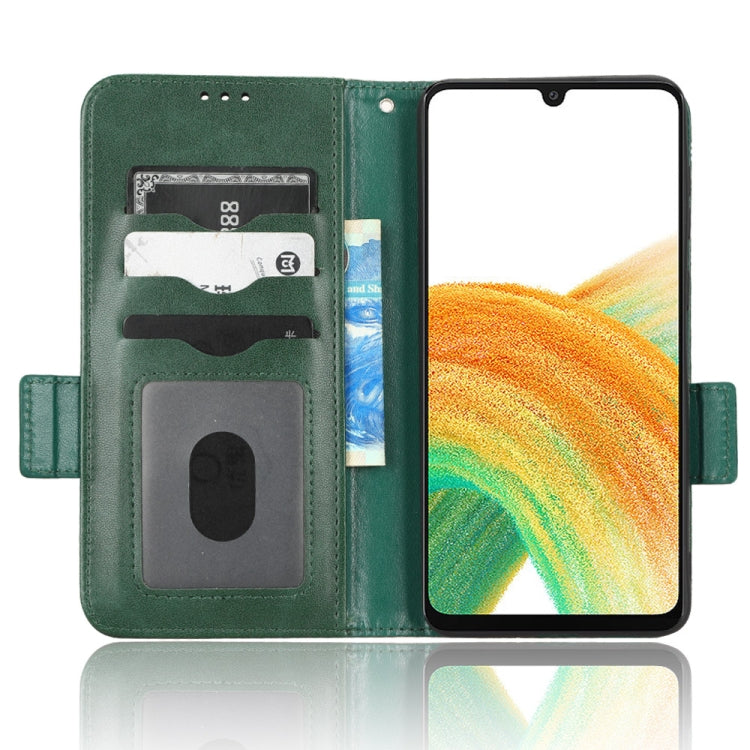 For Samsung Galaxy A23 4G Symmetrical Triangle Leather Phone Case