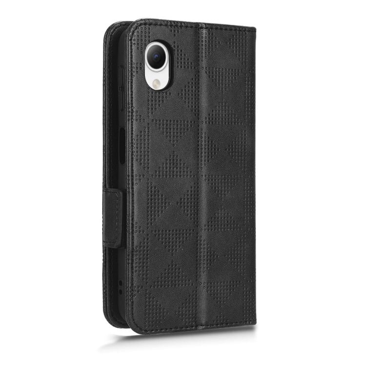 For Samsung Galaxy A23e/A23 5G JP Version Symmetrical Triangle Leather Phone Case