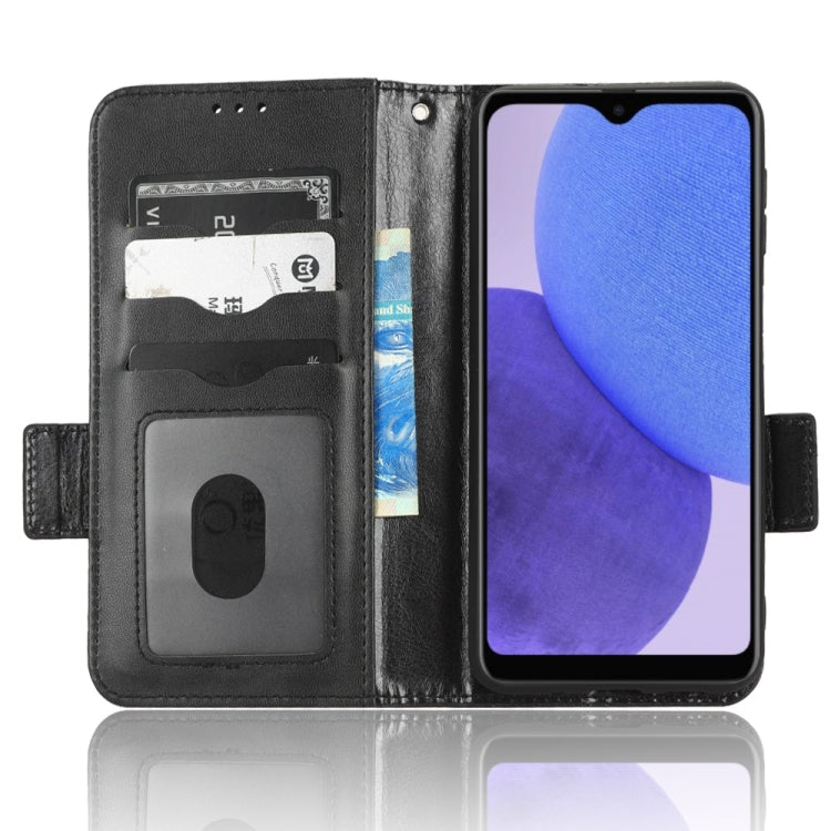 For Samsung Galaxy A23e/A23 5G JP Version Symmetrical Triangle Leather Phone Case
