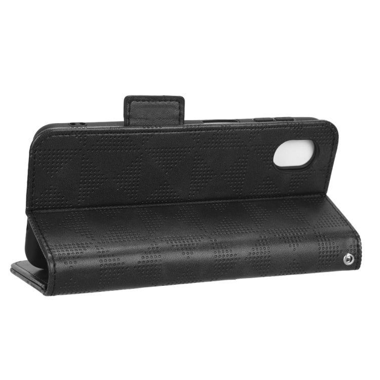 For Samsung Galaxy A23e/A23 5G JP Version Symmetrical Triangle Leather Phone Case