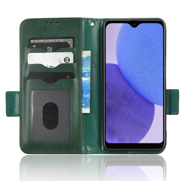 For Samsung Galaxy A23e/A23 5G JP Version Symmetrical Triangle Leather Phone Case