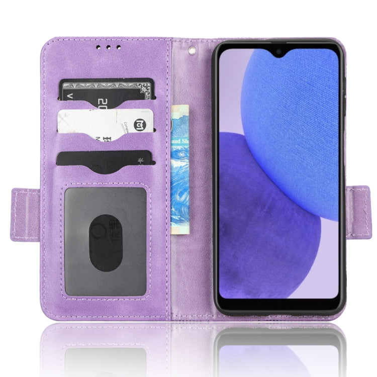 For Samsung Galaxy A23e/A23 5G JP Version Symmetrical Triangle Leather Phone Case