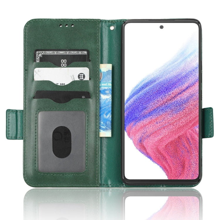 For Samsung Galaxy A53 5G Symmetrical Triangle Leather Phone Case