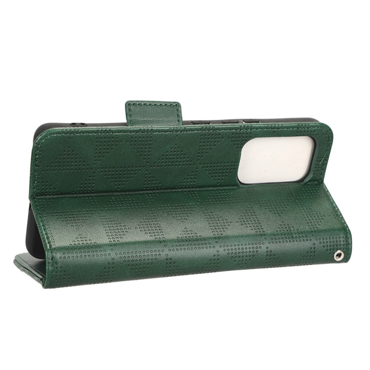 For Samsung Galaxy A53 5G Symmetrical Triangle Leather Phone Case