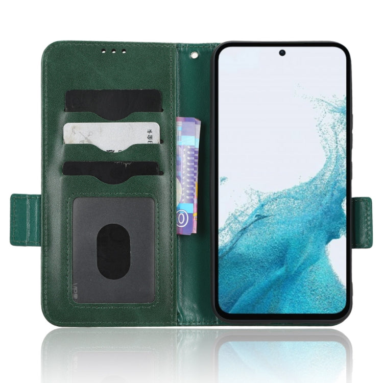 For Samsung Galaxy A54 5G Symmetrical Triangle Leather Phone Case