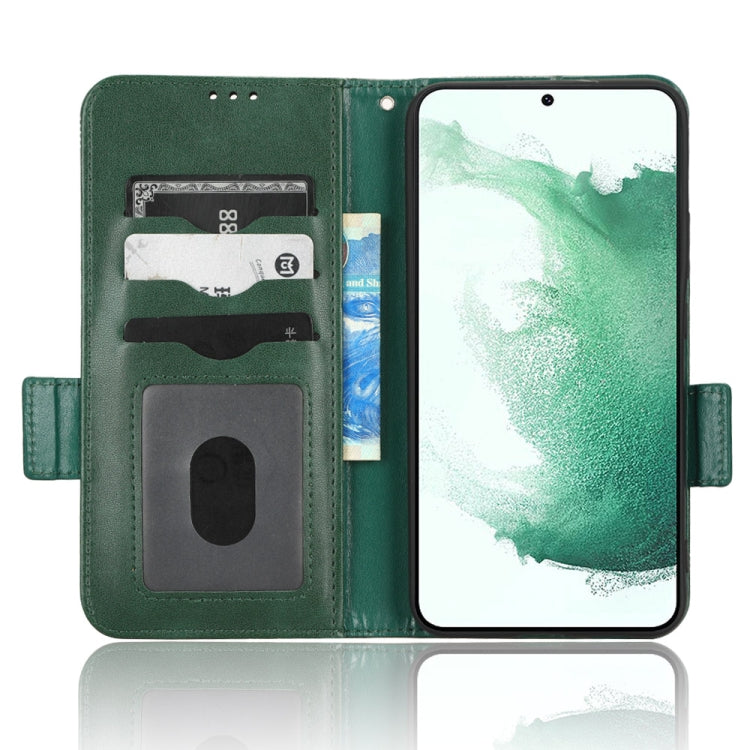 For Samsung Galaxy S21+ 5G Symmetrical Triangle Leather Phone Case