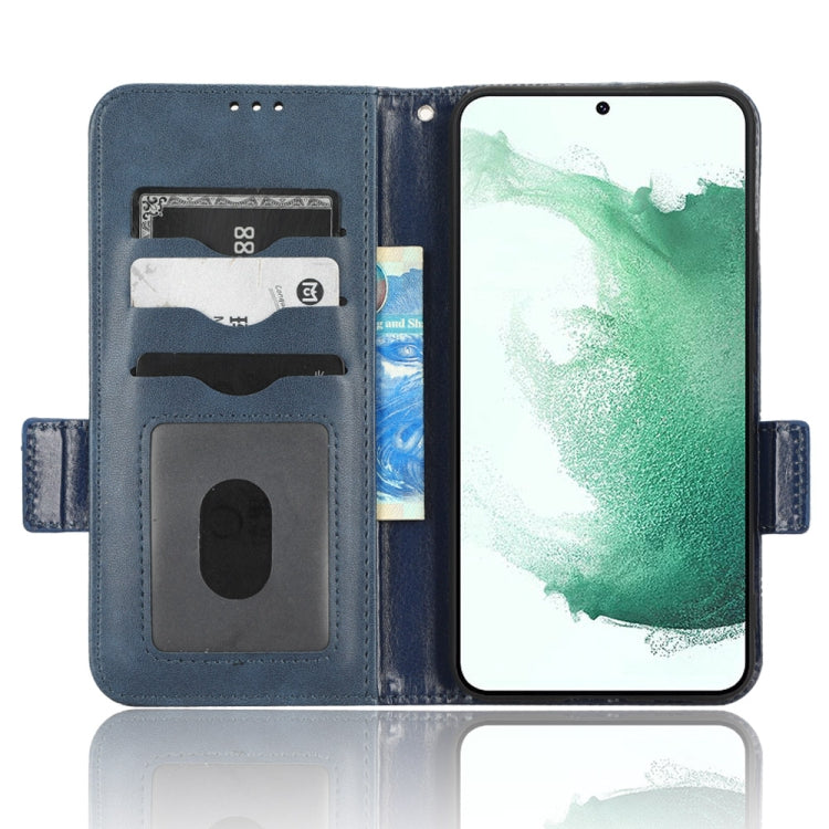 For Samsung Galaxy S22+ 5G Symmetrical Triangle Leather Phone Case