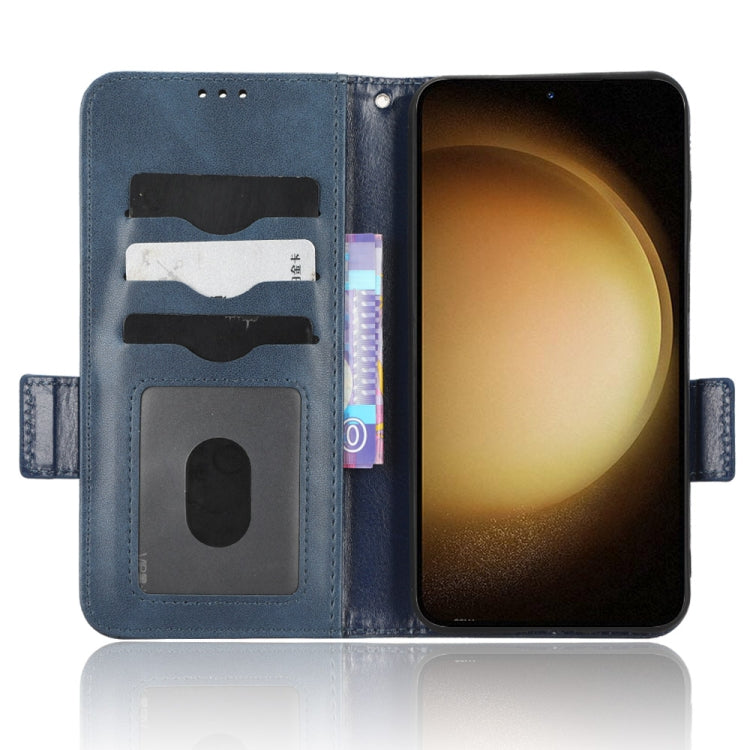 For Samsung Galaxy S23 5G Symmetrical Triangle Leather Phone Case