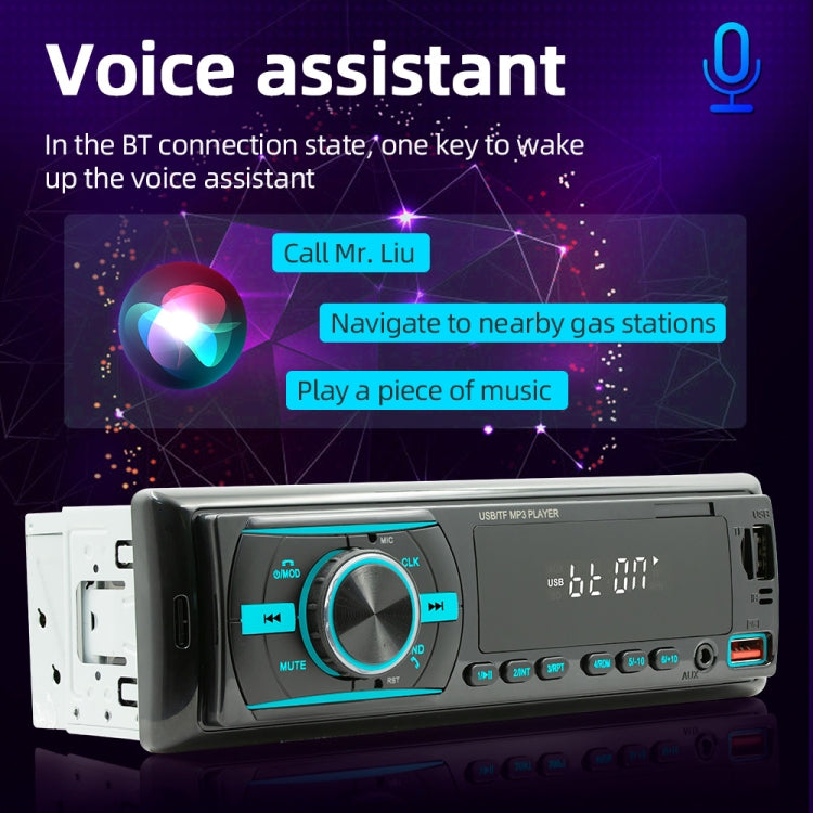 D3106 Car Bluetooth MP3 Player Support Smart Voice Assistant / FM