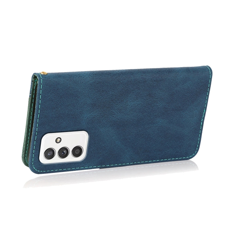 For Samsung Galaxy A82 5G/ Quantum 2 Dual-color Stitching Leather Phone Case