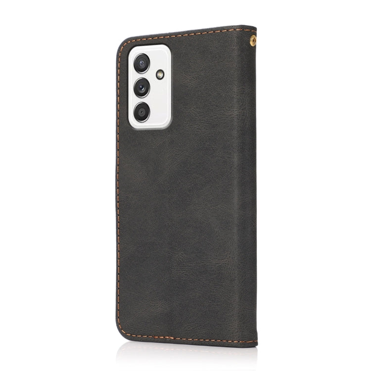 For Samsung Galaxy A82 5G/ Quantum 2 Dual-color Stitching Leather Phone Case