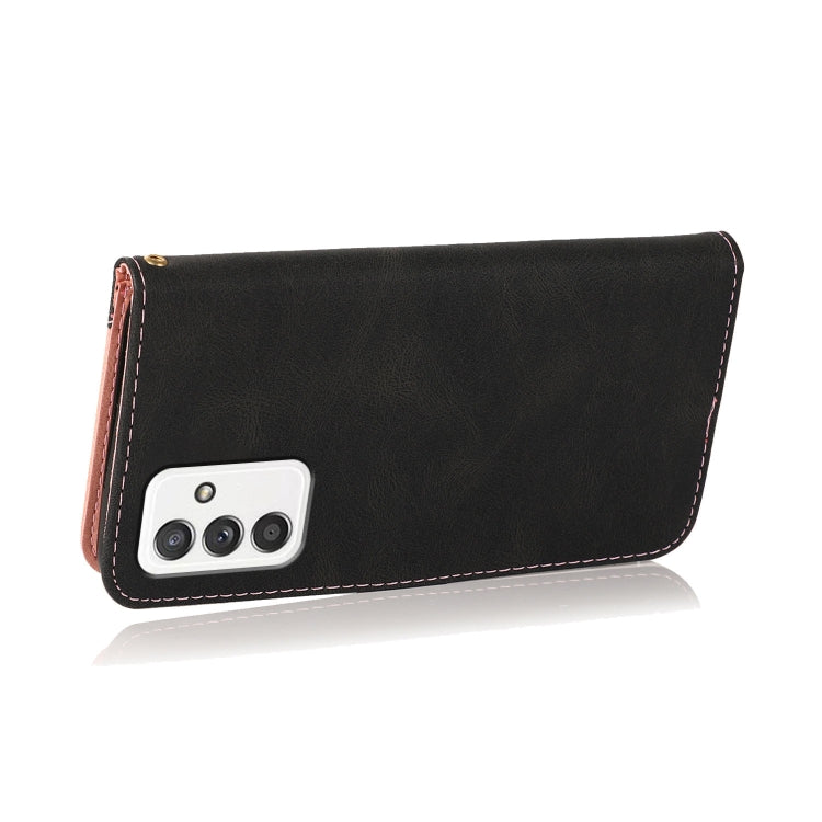 For Samsung Galaxy A82 5G/ Quantum 2 Dual-color Stitching Leather Phone Case